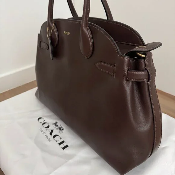 Coach Soft Empire Carryall Bag 40 Brown - Picture 4 of 14